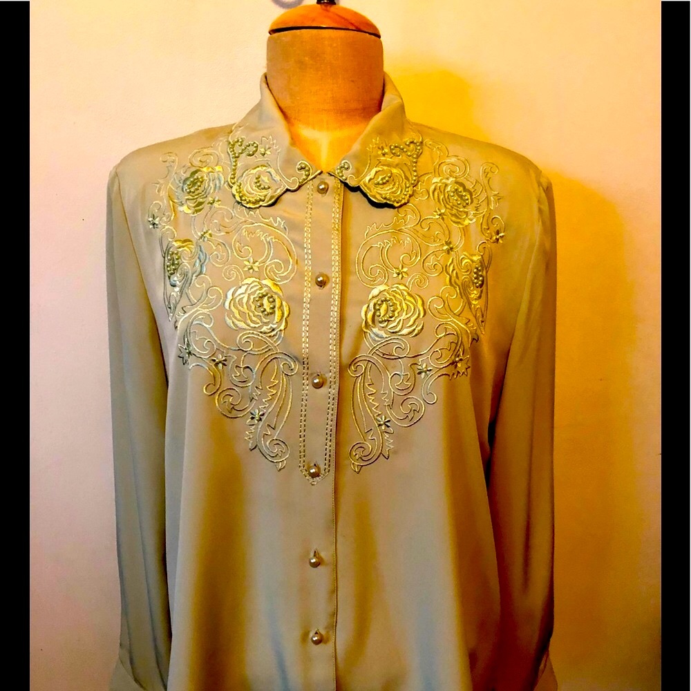Cathy Che Blouse Sz. 14